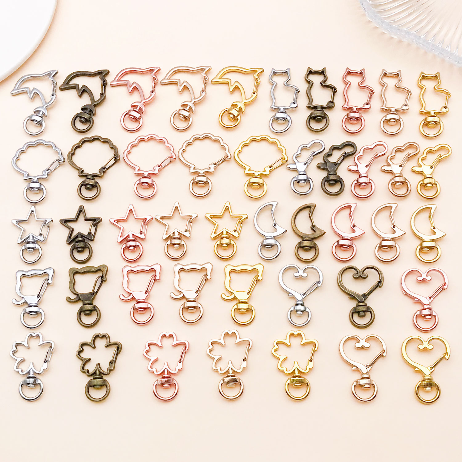 Pet Supplies Warehouse - 5 шт./лот, подвески в форме сердца,