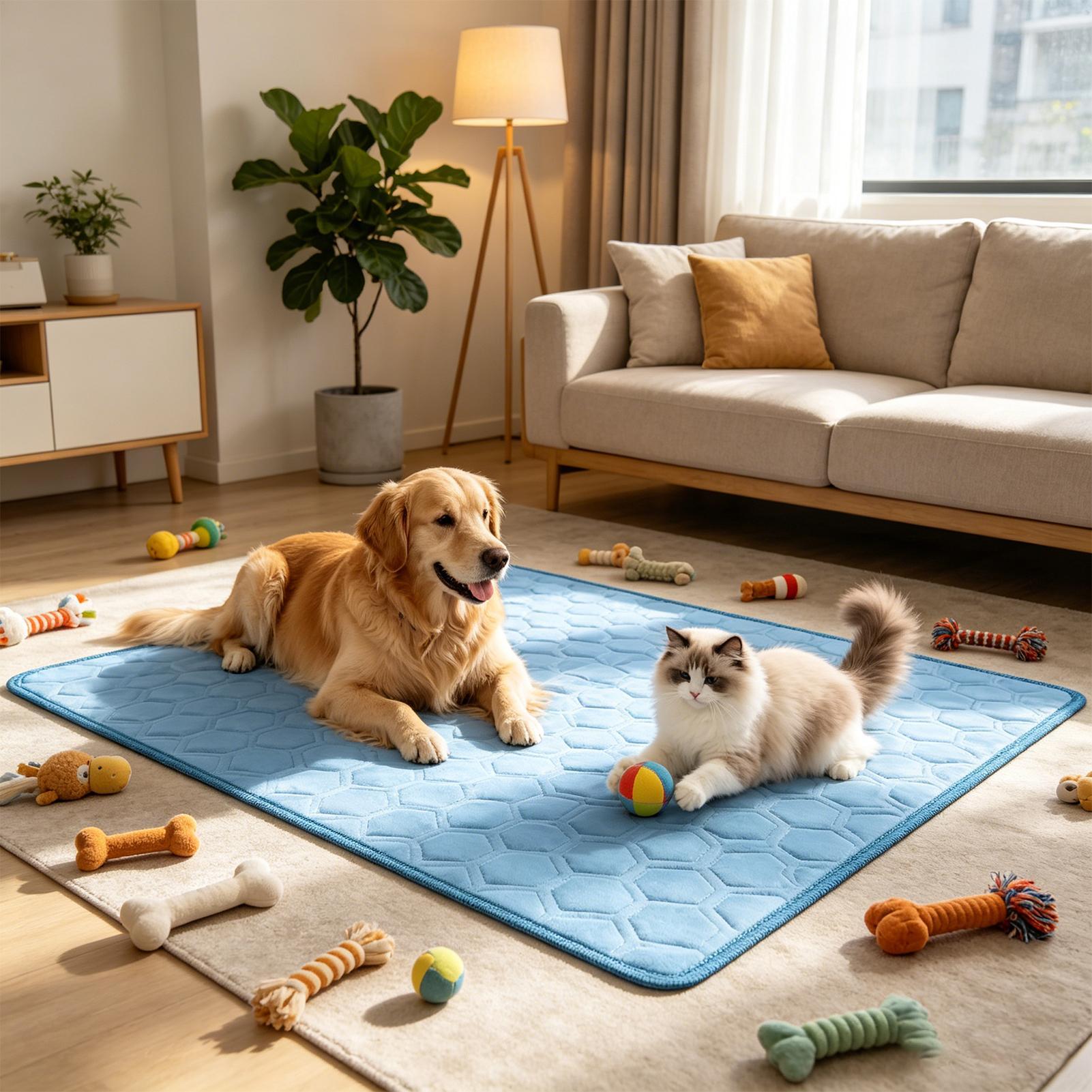 Летний охлаждающий коврик для  – обзор и цена Dog Cooling Mat