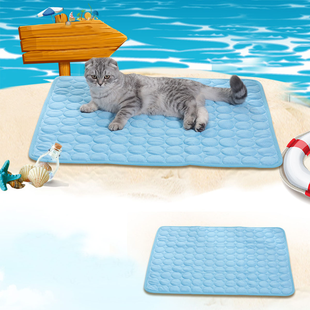 Охлаждающий коврик для домашни – обзор и цена Dog Cooling Mat