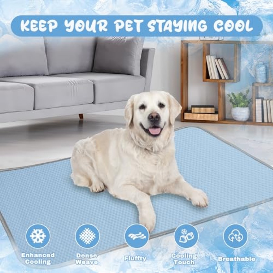 Летний охлаждающий коврик для  – обзор и цена Dog Cooling Mat